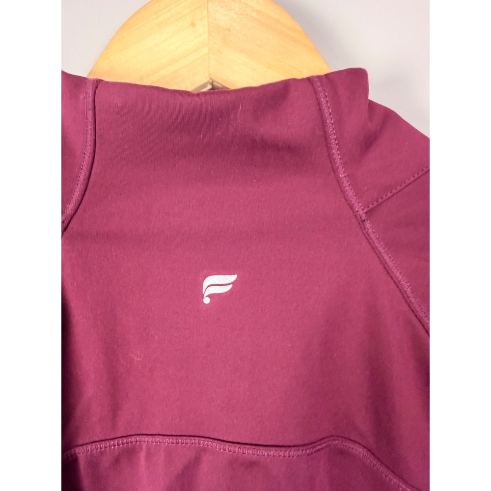 Fabletics Burgundy Full Zip Active Jacket Athleti… - image 6